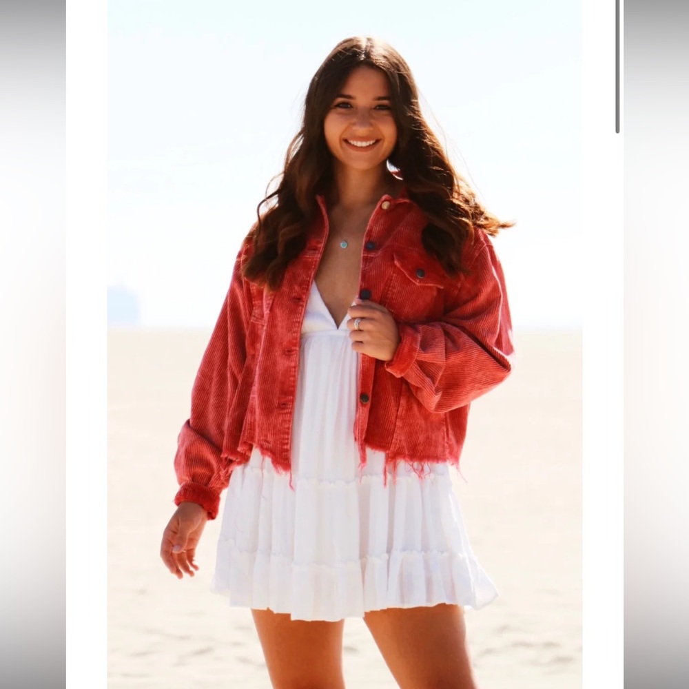 Karly Ruby Corduroy Jacket